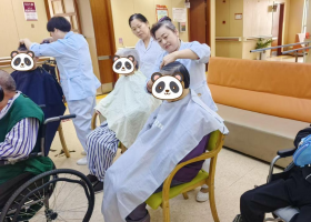 剃龙头纳祥福 暖服务伴安康 —— 上海金城护理院龙抬头爱心义剪暖人心